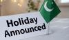 Holiday announced on July 22