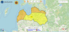 Storm warning on Monday across Latvia
