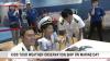 Children board weather observation ship at Japan's Marine Day event