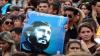 Italian youths celebrate the centenary of Cuban leader Fidel Castro