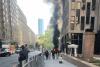 Person in custody after smoke and flames erupt outside New York federal building, FBI says