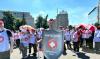Healthcare workers in Romania went on strike. So far, it’s a warning strike.