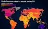 Alarming map shows Australia has the world's highest under-50 cancer rate - but experts say there's an important reason why