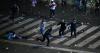 Furious Argentina fans turn on their own police in wild rock-throwing scenes