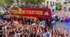 Madrid turns out for the world champions: a red tide accompanies the bus of the national team
