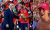 Spain World Cup hero Ferran Torres gives nod to Donald Trump during homecoming parade after president's trophy-lift saga