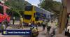 Hong Kong bus crashes into barrier, leaving 10 injured