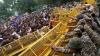 India police use tear gas amid march on Parliament by Cockroach movement supporters