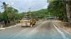 ​ Road Construction Progress in Auki Town: Bitumen Spraying and Prime Coat Application Underway