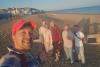 Ukrainian The Voice Winner enjoying St Leonards beach
