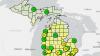 Michigan free from statewide air quality alert. Current AQI readings