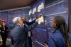 Bill Gates visits Rwanda’s health intelligence centre