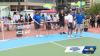Popup pickleball courts bring excitement to Baltimore’s Inner Harbor