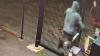 Bungling thief caught on camera falling off ladder while stealing plant pots from North East garden centre