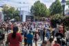 World Cup final draws thousands to downtown Mountain View as city pilots outdoor drinking zone