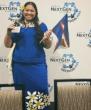 Amata congratulates Thessalonica Lagafuaina