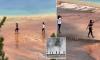 Fury as Yellowstone tourists filmed dangerously close to scalding waters of world-famous hot spring