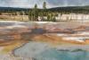 Tourists Walk Near Yellowstone's Blue Hot Springs, Unaware They Could Suffer Severe Burns