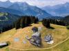 Artist Saype creates two new ephemeral frescoes on Swiss hilltops