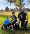 Lamar Police Department responds to “A report of a special birthday party having cake without them” – celebrates with local 6-year old boy