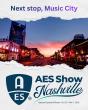 AES Show Nashville Early Bird registration now open