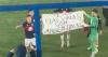 Argentina team hold up controversial Falklands banner again as anti-English chants erupt