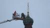 Lightning strike sets Orthodox church dome ablaze in Finland