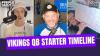 Minnesota Vikings QB competition timeline over training camp