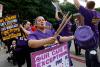 Boston Medical Center nurses picket as they negotiate new contract