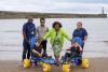 Sand-friendly wheelchairs enabling kids and adults to enjoy day at the beach this summer
