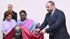 President Murmu unveils Gandhi bust in North Macedonia, hails friendship