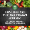 Governor Sanders announces over $3.3 million for School Fresh Fruit and Vegetable Program