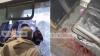 Bus carrying football fans splattered with blood after horrifying shooting on way home from match