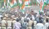 Ministers, Congress leaders join Chalo Lok Bhavan’ rally