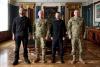 Ukrainian soldiers and civilians welcome new army chief