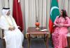 Minister of Foreign Affairs of Maldives Meets Qatar's Ambassador