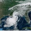 Tropical storm makes landfall in Louisiana