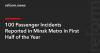 100 Passenger Incidents Reported in Minsk Metro in First Half of the Year