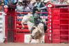 New Mexico steer wrestler at the top at Cheyenne Frontier Days