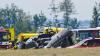 Military helicopter crashes leaving at least one dead after ‘Venom’ chopper carrying five troops goes down in Czechia