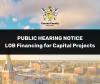 Public Hearing Notice - LOB Financing for Capital Projects