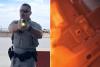 Horrifying moment Arizona man bursts into flames immediately after cop tasered him