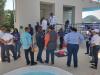 Wounded evaluation drill conducted at aquatic center for JCC Santo Domingo 2026