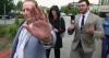 Alaska elections division official blocks journalist’s camera after hearing on U.S. Senate race ballot listing