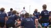Former Nebraska offensive tackle trades in his helmet and shoulder pads for a whistle
