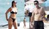 Robin Thicke's model wife, 31, shows off incredible bikini body after giving birth to three kids as they vacation in Saint-Tropez