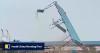 Tornado rips roofing from Indonesian construction site, sends workers fleeing