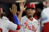 Phillies pitcher Alex McFarlane made his major league debut on Wednesday. He survived an All-Star-heavy order.