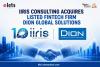 IIRIS Consulting Acquires Listed Fintech Firm Dion Global Solutions