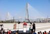Canada marks opening of Gordie Howe bridge without U.S.